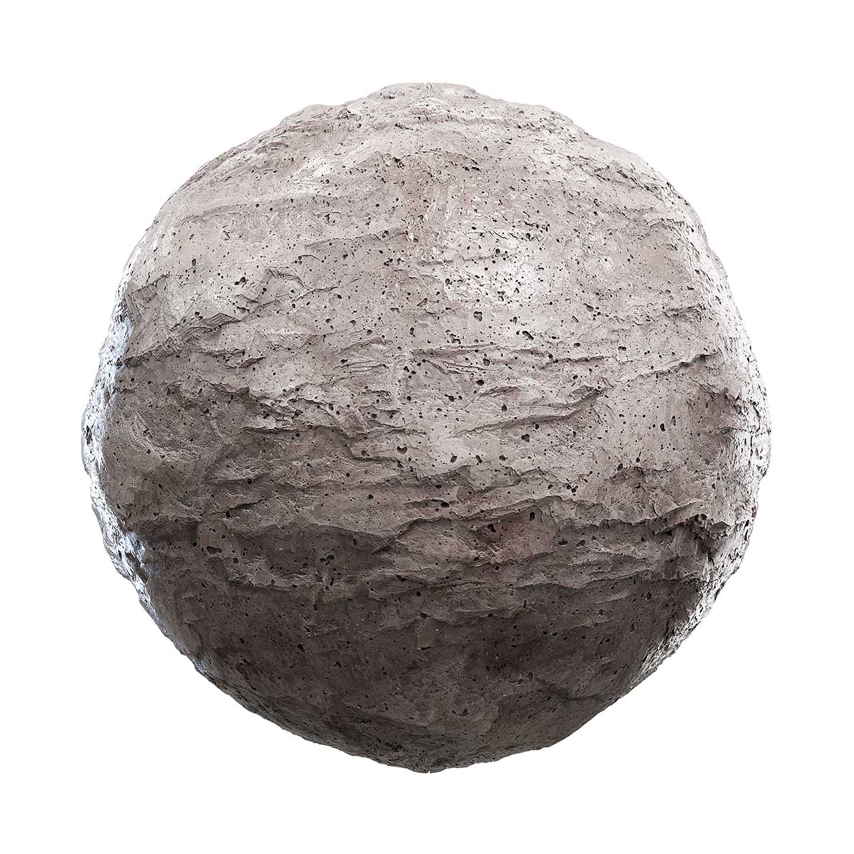 Rough Grey Clay PBR Texture