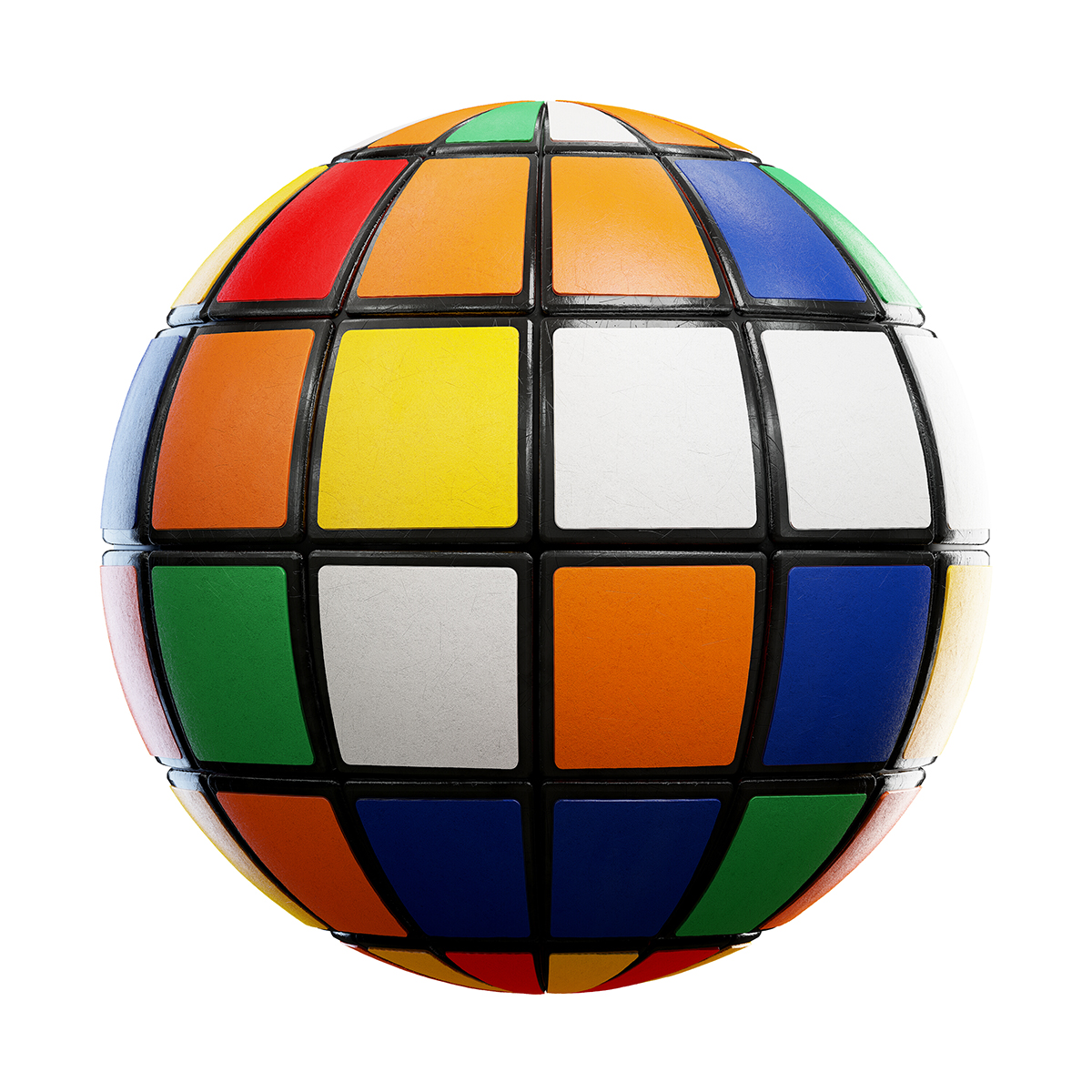 Rubik’s Cube PBR Texture