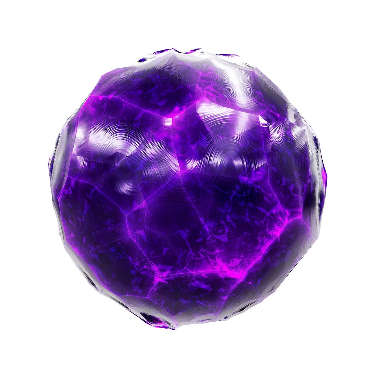 Purple Small Crystals PBR Texture