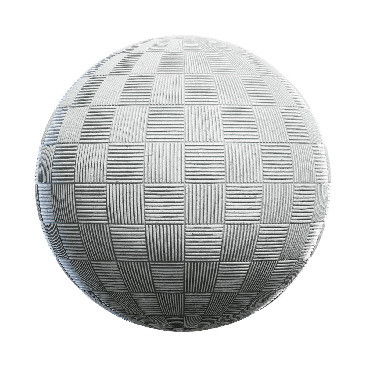 White Patterned Plastic PBR Texture