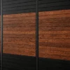 Black and Wood Fence (4793) - Image 2