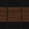 Black and Wood Fence (4793) - Image 4