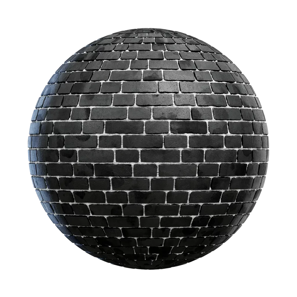Black Brick Wall (4543)