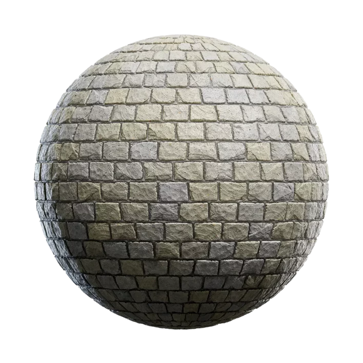 Grey Stone Brick Wall (4527)