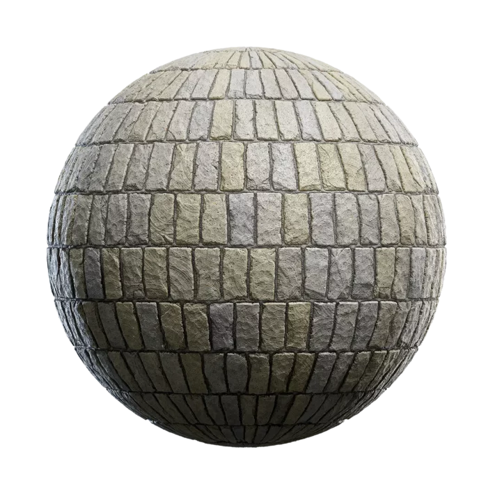 Grey Stone Brick Wall (4528)