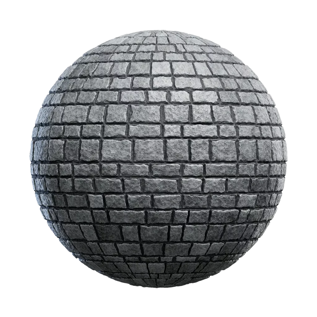 Grey Stone Brick Wall (4573)