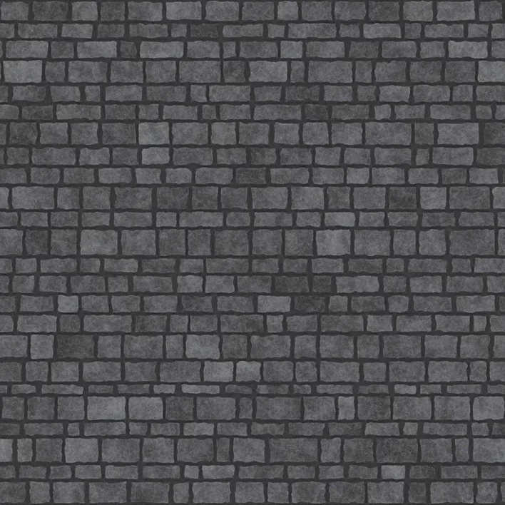 Grey Stone Brick Wall PBR Texture