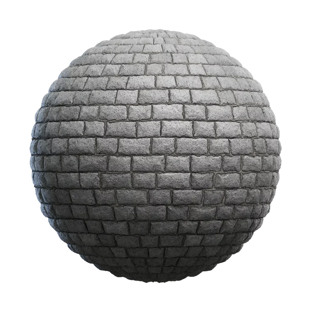 Grey Stone Slab Wall (4598)