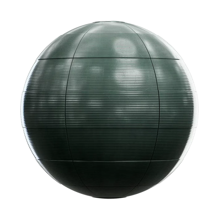 Industrial Green Metal Fence (4747)