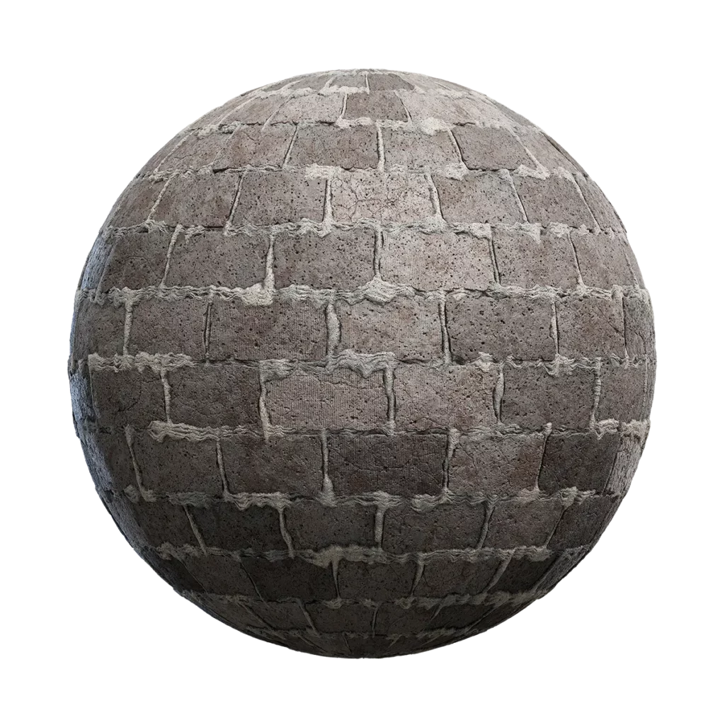 Old Grey Brick Wall (4548)