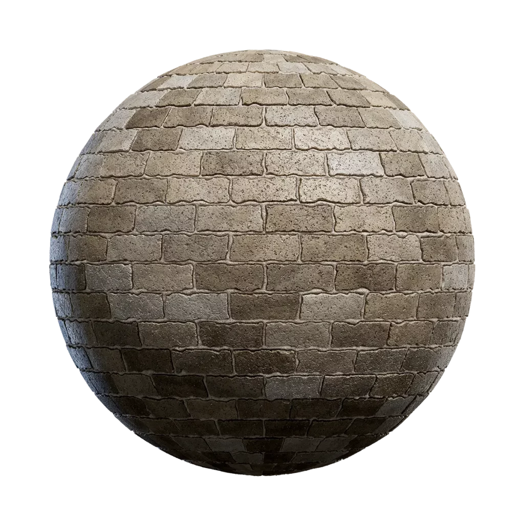 Old Grey Brick Wall (4571)