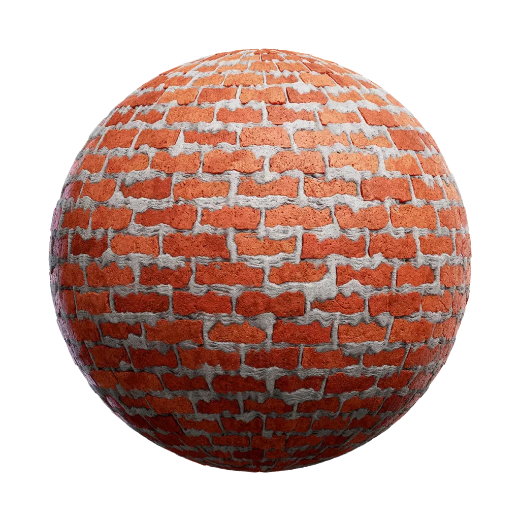 Old Red Brick Wall (4550)