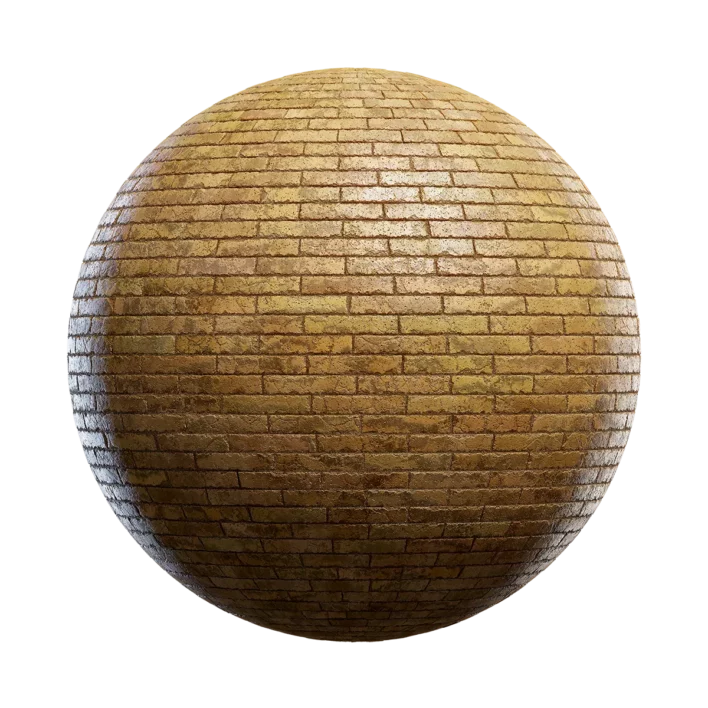 Old Yellow Brick Wall (4532)