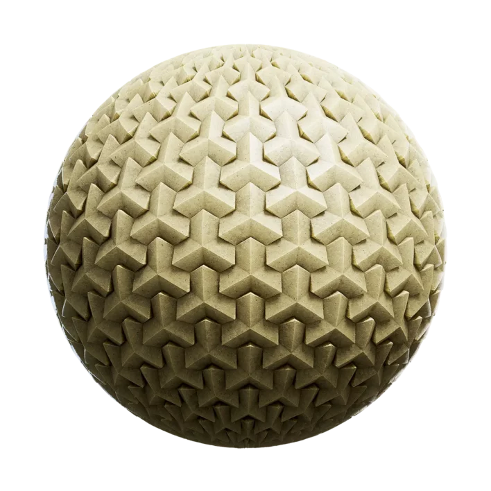 Patterned Beige Concrete Tiles (4636)