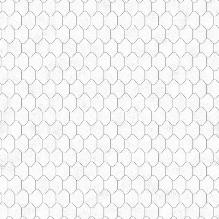 Patterned White Concrete Tiles PBR Texture