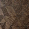 Patterned Wood and Metal Fence (4789) - Image 2