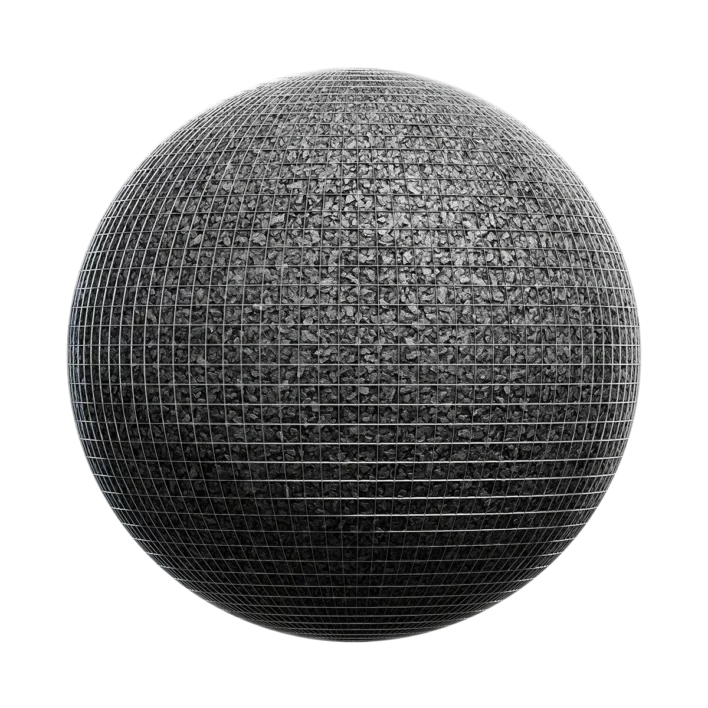 Rock Metal Fence (4716)