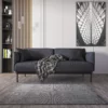 2-Seat Grey Sofa - Image 5