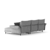 Grey 3-Seat Corner Sofa - Image 3