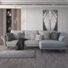 Grey 3-Seat Corner Sofa - Image 5