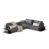 Grey 4-Seat Corner Sofa - Image 2