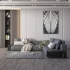Grey 4-Seat Corner Sofa - Image 5