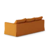 3-Seat Orange Sofa - Image 3