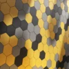 Grey And Yellow Hex Wall Panel (4850) - Image 2
