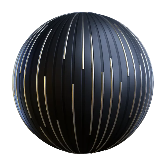 Black And Metal Wall Panel (4899)