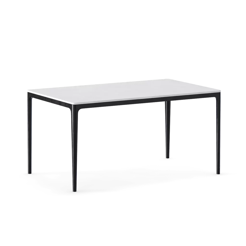 Black and White Modern Dining Table