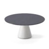 Black Top Ceramic Coffee Table - Image 2