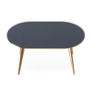 Black Top Golden Dining Table - Image 3
