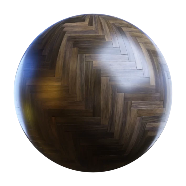 Dark Herringbone Wood Parquet (4926)