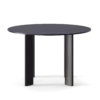 Dark Wooden Round Dining Table - Image 2
