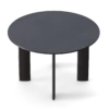 Dark Wooden Round Dining Table - Image 3