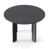 Dark Wooden Round Dining Table - Image 4