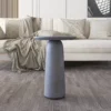 Round Grey Modern Coffee Table - Image 5