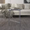 Round Tall Metal Coffee Table - Image 5