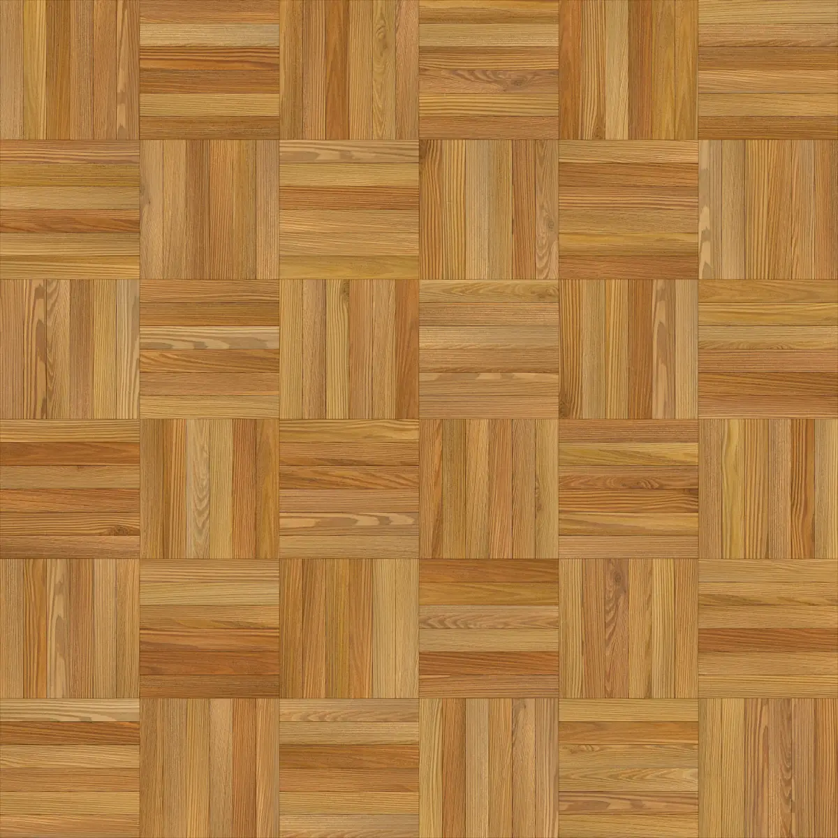 Oak Basket Wood Parquet PBR Texture