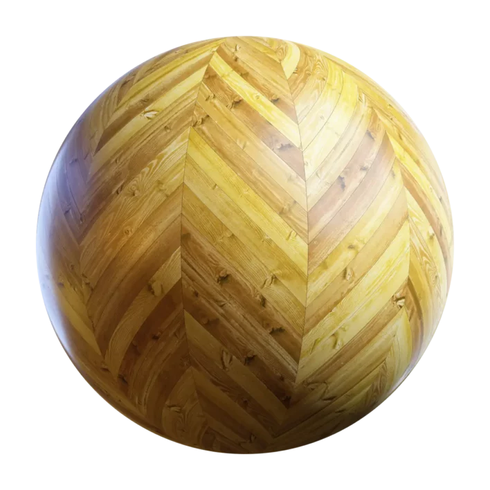 Pine Chevron Wood Parquet (4942)