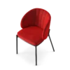 Red Velvet Dining Chair - Image 3