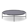 Round Black Metal Coffee Table - Image 2