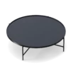 Round Black Metal Coffee Table - Image 3