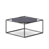 Square Black Modern Coffee Table - Image 2