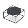 Square Black Modern Coffee Table - Image 3