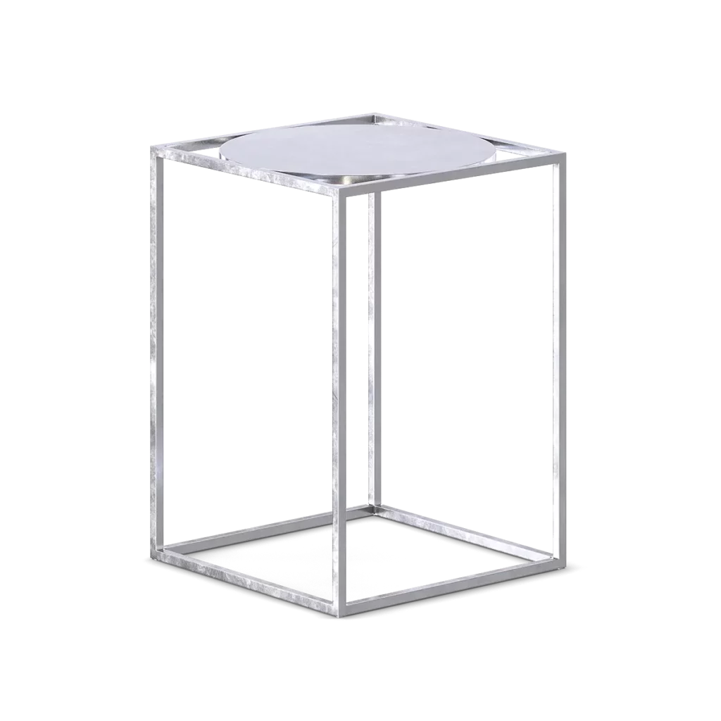 Square Metal Modern Coffee Table