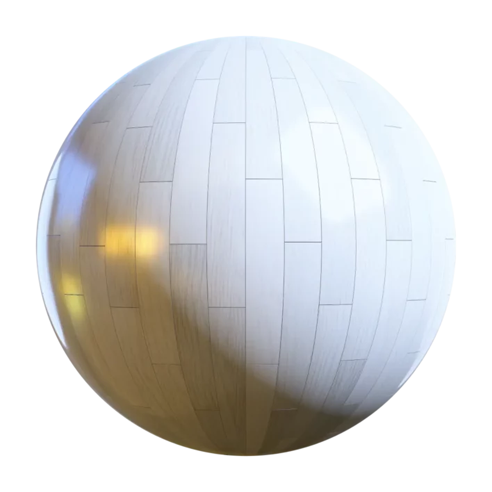 White Regular Wood Parquet (4919)