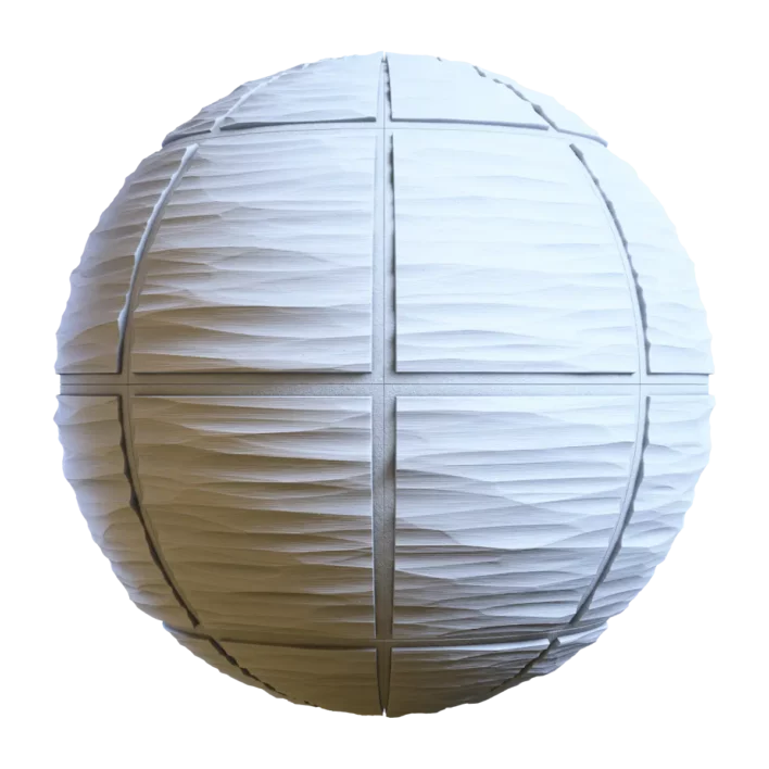 White Stucco Wall Panel (4893)