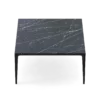 Black Marble Square Dining Table - Image 4