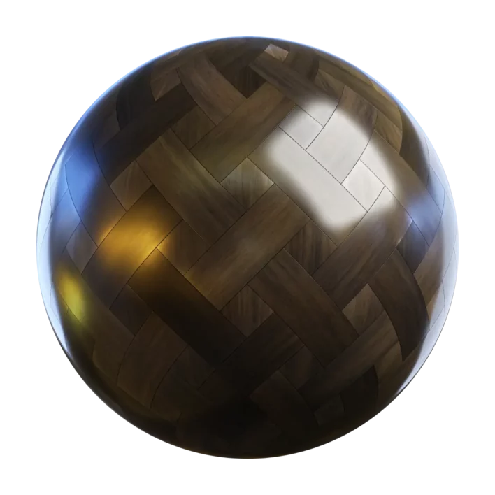 Dark Basketweave Wood Parquet (4981)